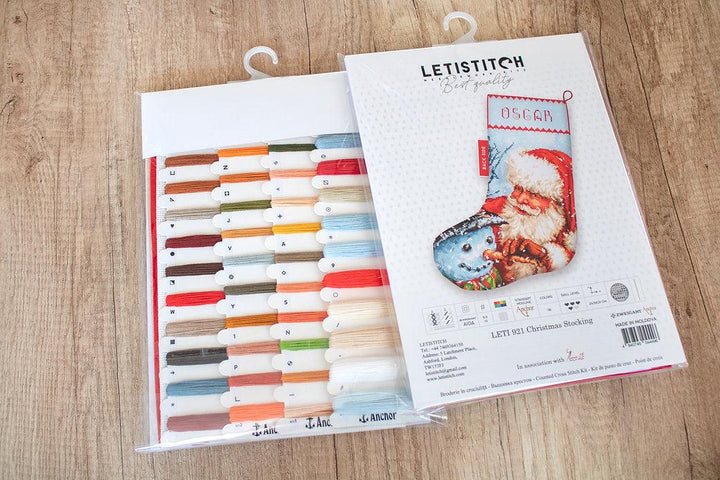 Counted Cross Stitch Kit Christmas Stocking Leti921