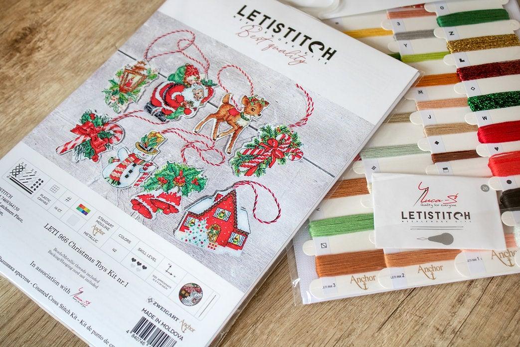 Counted Cross Stitch Kit Christmas toys kit nr.1 Leti966