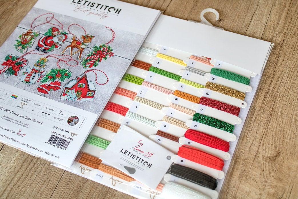 Counted Cross Stitch Kit Christmas toys kit nr.1 Leti966