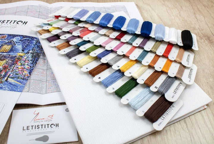 Counted Cross Stitch Kit Cottage Glow L8030