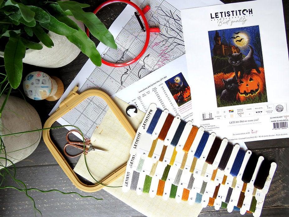 Counted Cross Stitch Kit Did we scare you? Leti964
