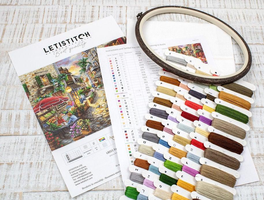 Counted Cross Stitch Kit Early Evening in Avola L8021