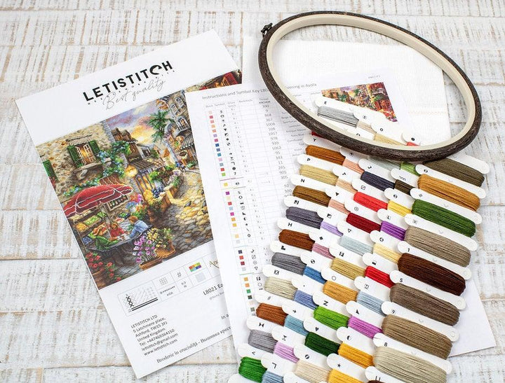 Counted Cross Stitch Kit Early Evening in Avola L8021