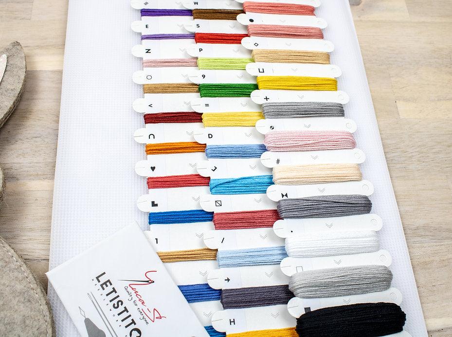 Counted Cross Stitch Kit Easter Ornaments kit of 8 pcs L8032