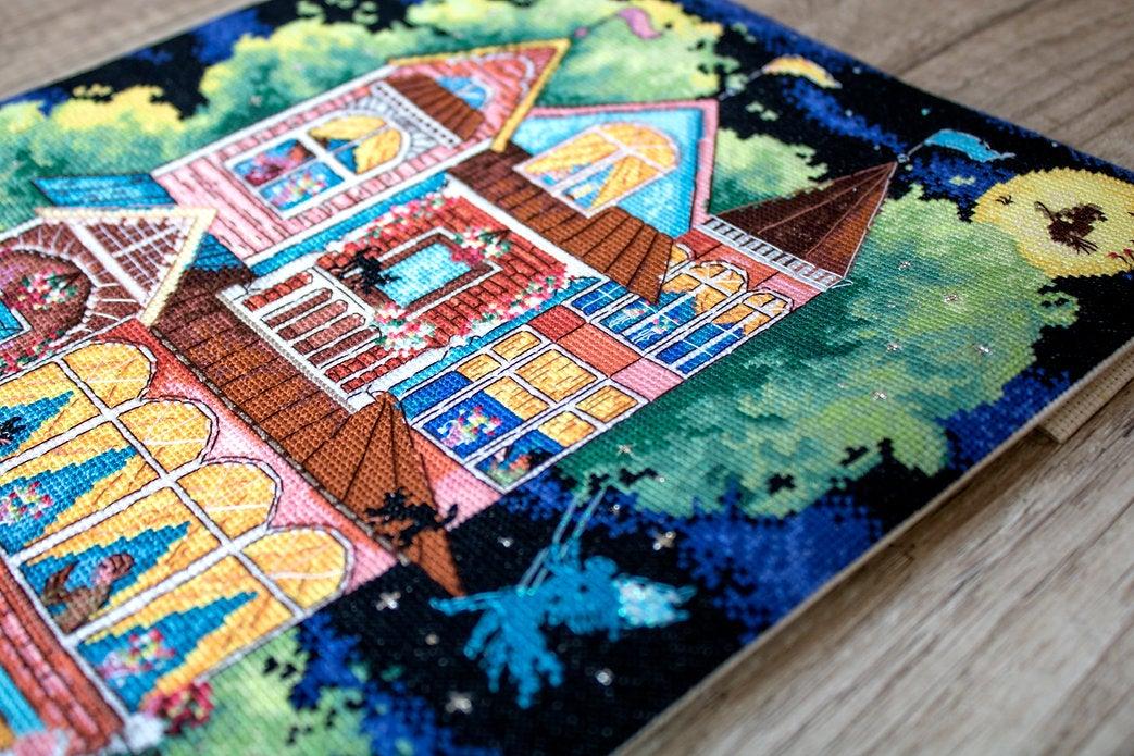 Counted Cross Stitch Kit Fairy tale house Leti937