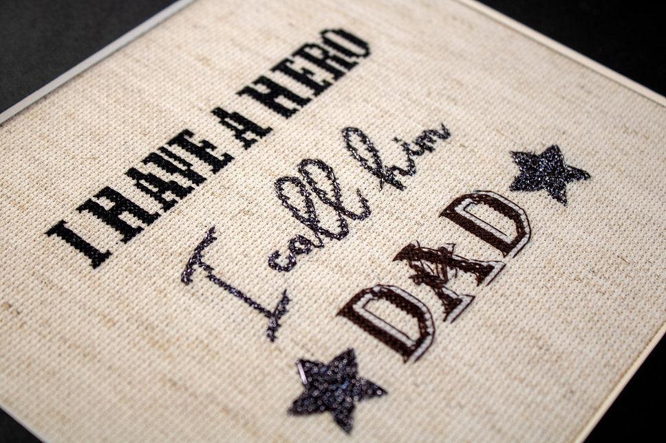 Counted Cross Stitch Kit Father's day gift Leti933