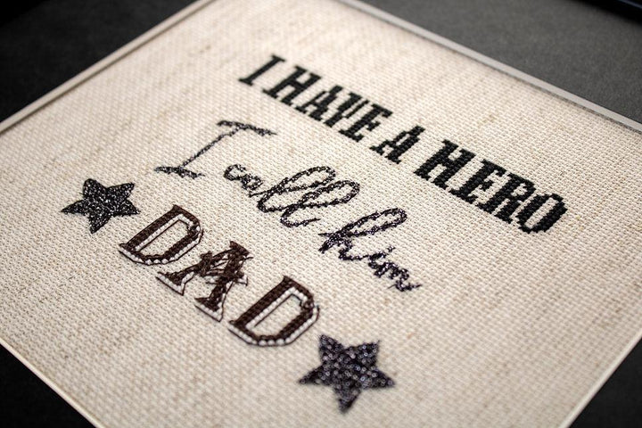 Counted Cross Stitch Kit Father's day gift Leti933