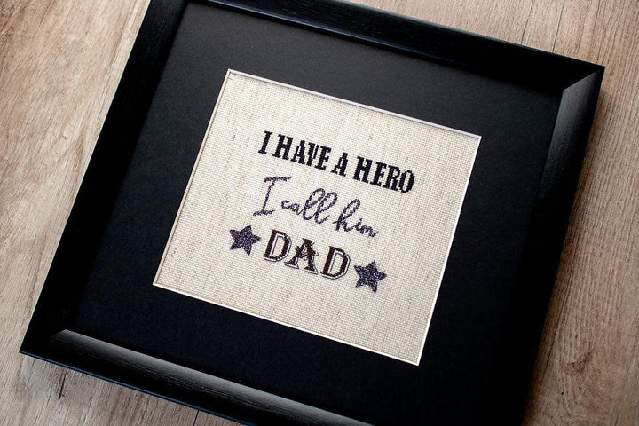 Counted Cross Stitch Kit Father's day gift Leti933