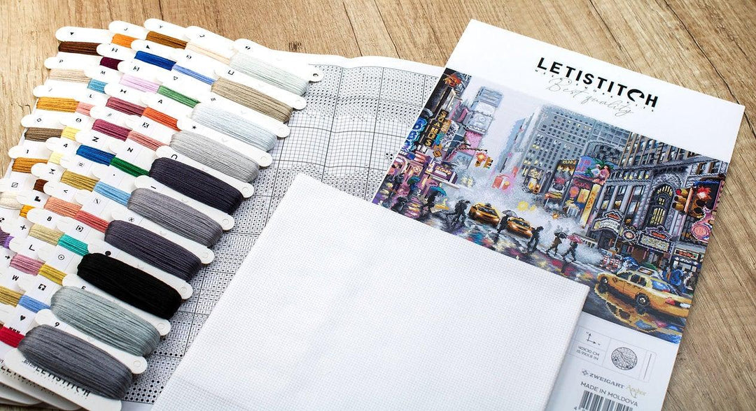 Counted Cross Stitch Kit New York / Range: Cities L8012
