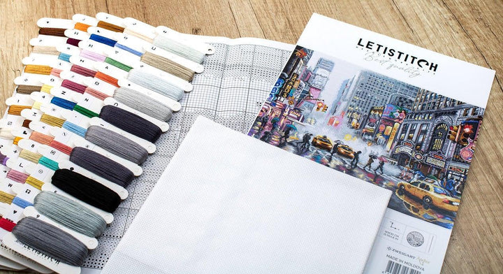 Counted Cross Stitch Kit New York / Range: Cities L8012