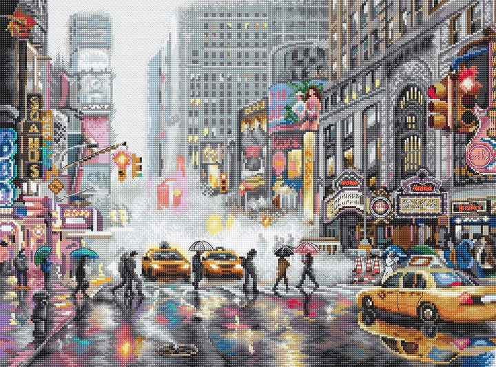 Counted Cross Stitch Kit New York / Range: Cities L8012