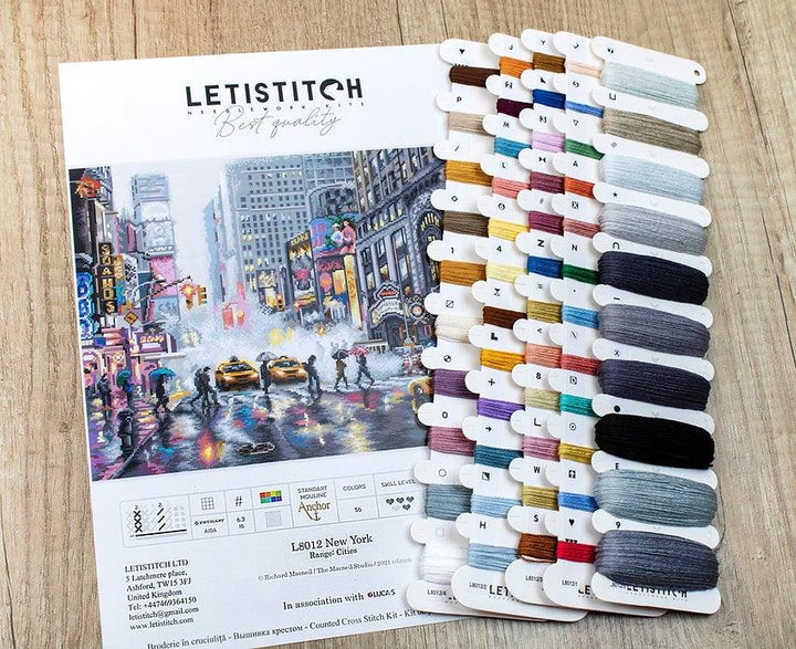 Counted Cross Stitch Kit New York / Range: Cities L8012