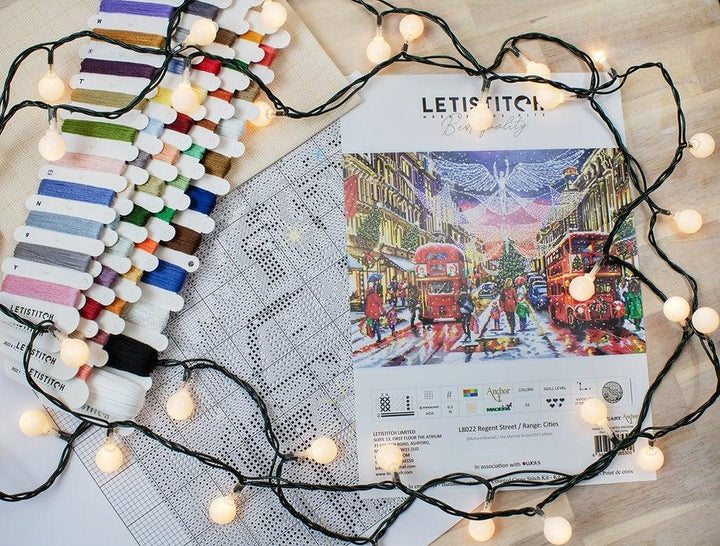 Counted Cross Stitch Kit Regent Street/Range: Cities L8022