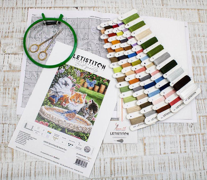 Counted Cross Stitch Kit Splashing up some fun L8028