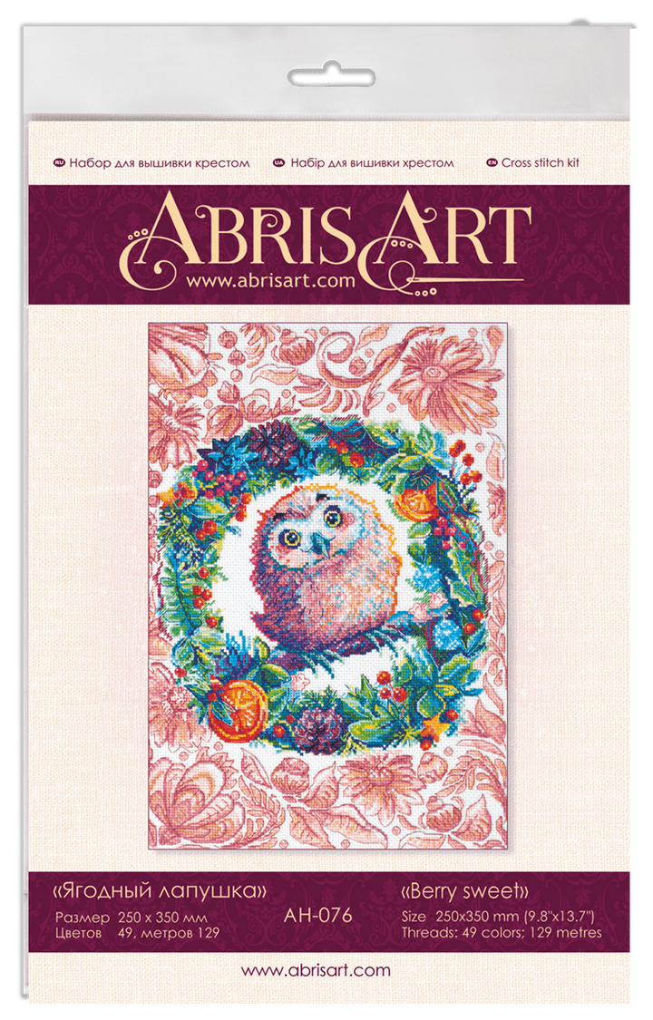 Cross-stitch kit Berry sweet AH-076