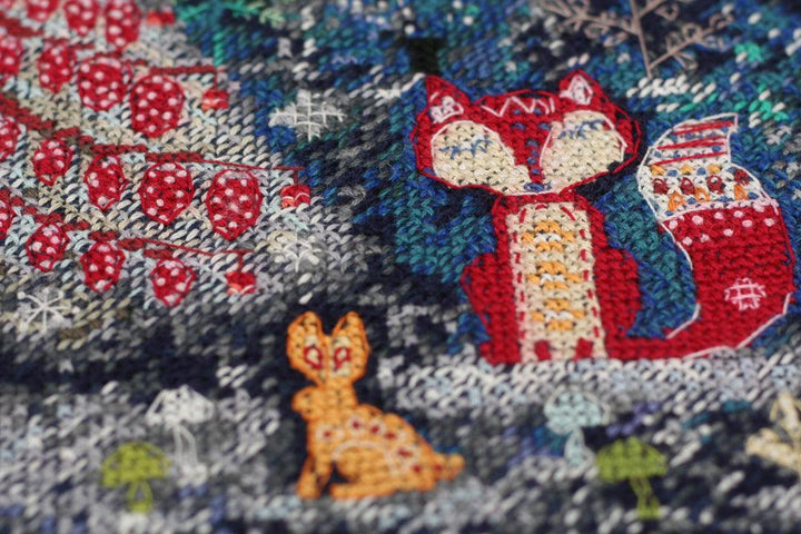 Cross stitch kit In the winter forest one day AH-153