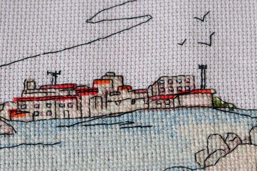Cross-stitch kit Lighthouse light AH-109