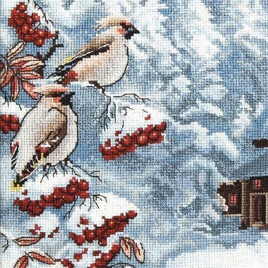 Cross-stitch kit M-385C "Frosty evening"