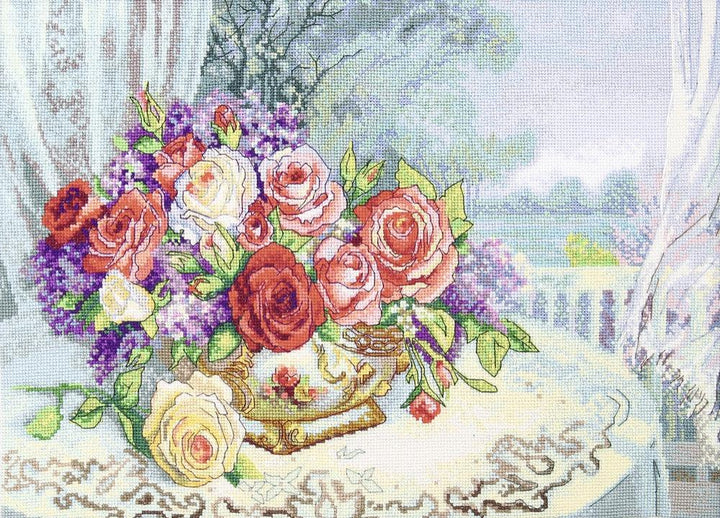 Cross-stitch kit M-399C "Wind blow"