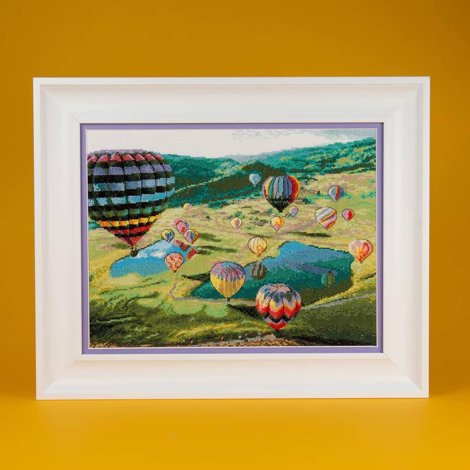 Cross-stitch kit M-443C Counted cross stitch kit "Balloons"
