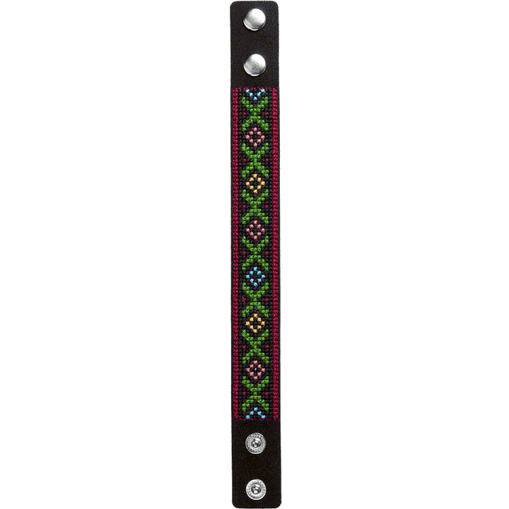 Cross-stitch kit on artificial leather FLHL-028