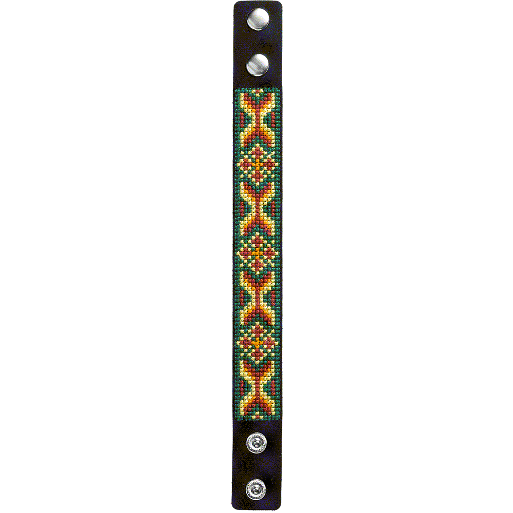 Cross-stitch kit on artificial leather FLHL-030