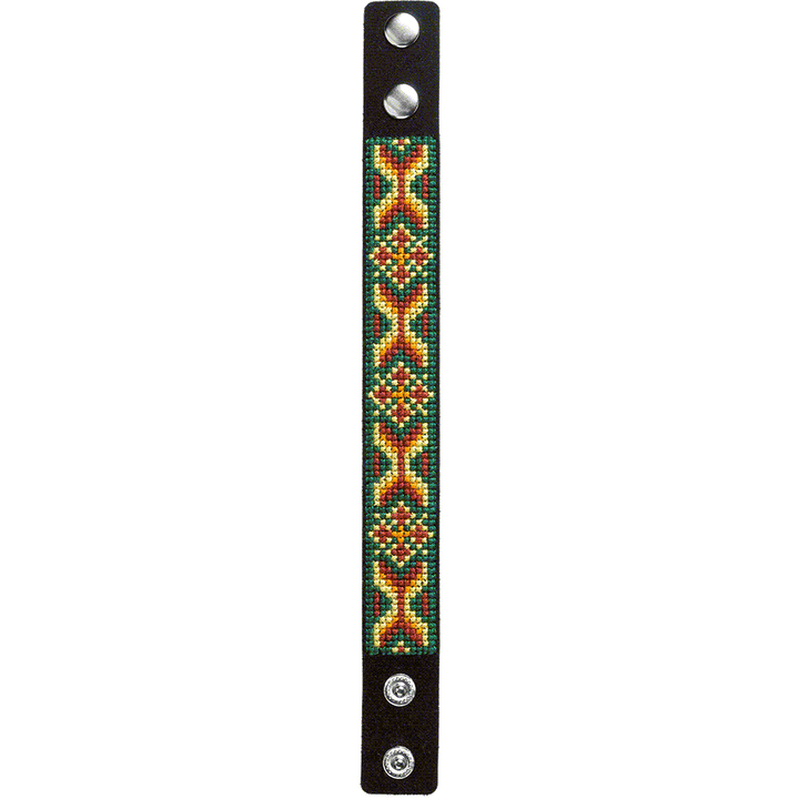 Cross-stitch kit on artificial leather FLHL-030