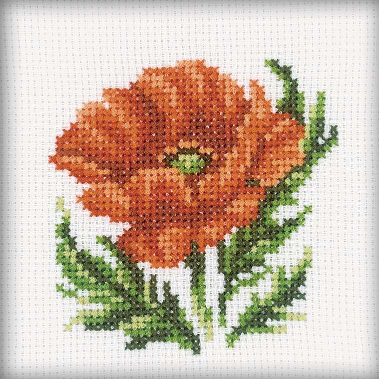Cross-Stitch Kit "Poppy" H167