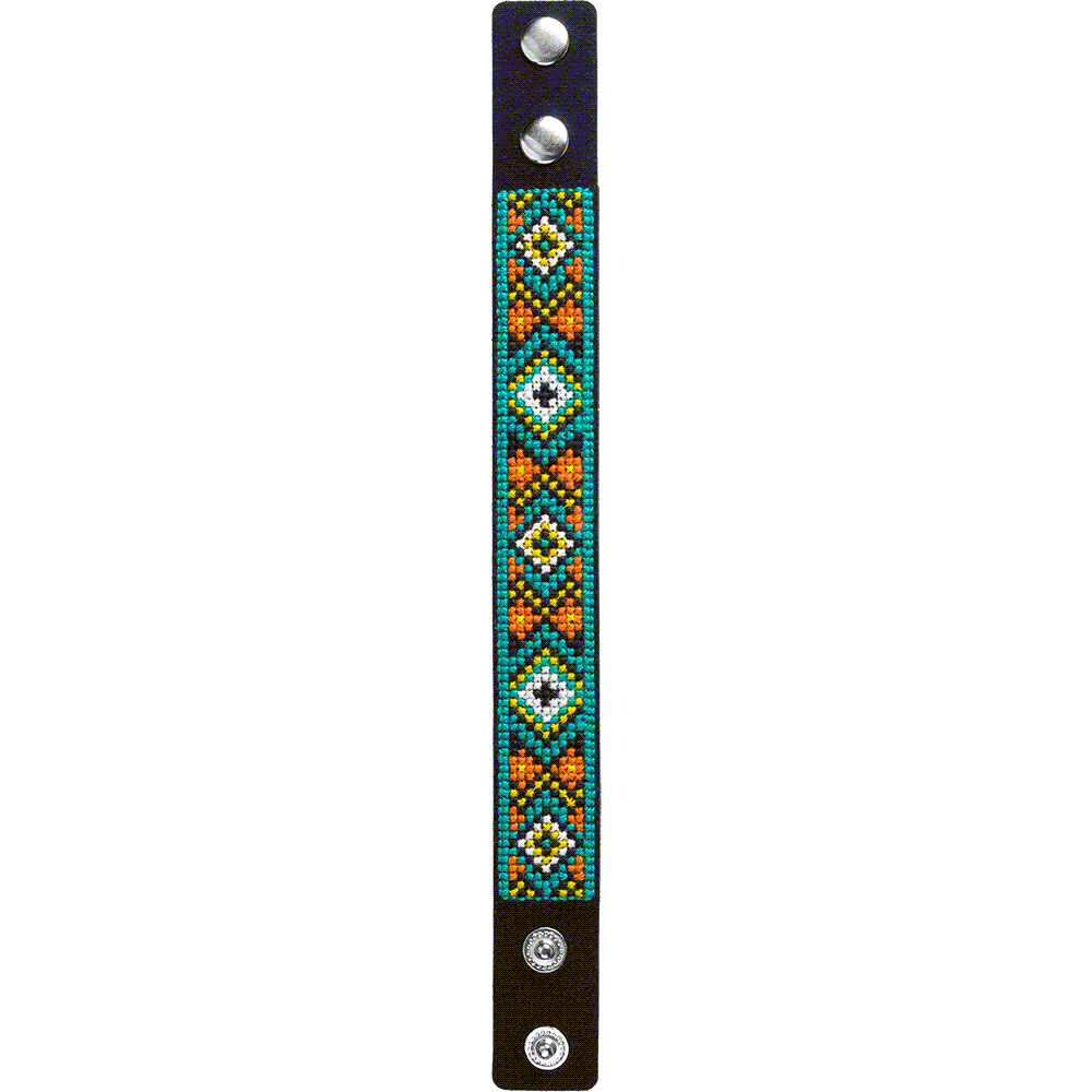 Cross-stitch kit on artificial leather FLHL-027