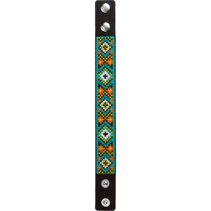 Cross-stitch kit on artificial leather FLHL-027