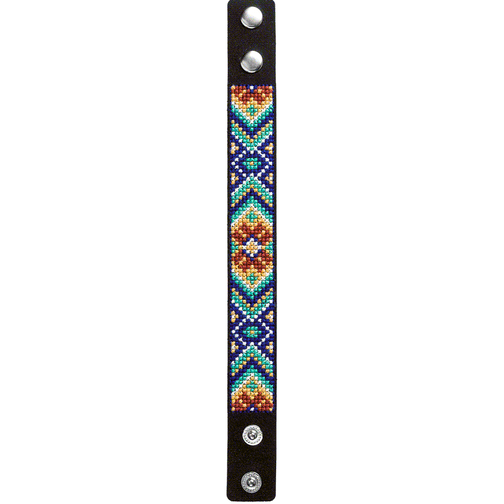 Cross-stitch kit on artificial leather FLHL-032