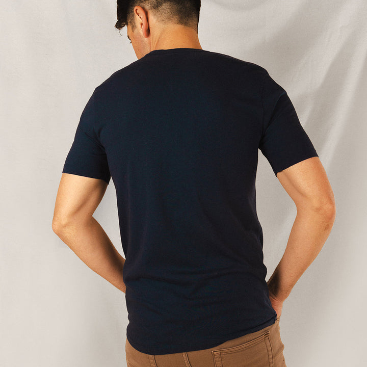 The Blues Singer | Deep Navy Everyman™ T Shirt