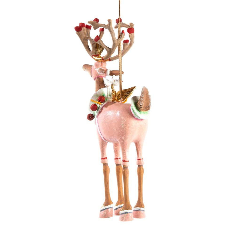 Dash Away Cupid Reindeer Ornament by Patience Brewster - Quirks!