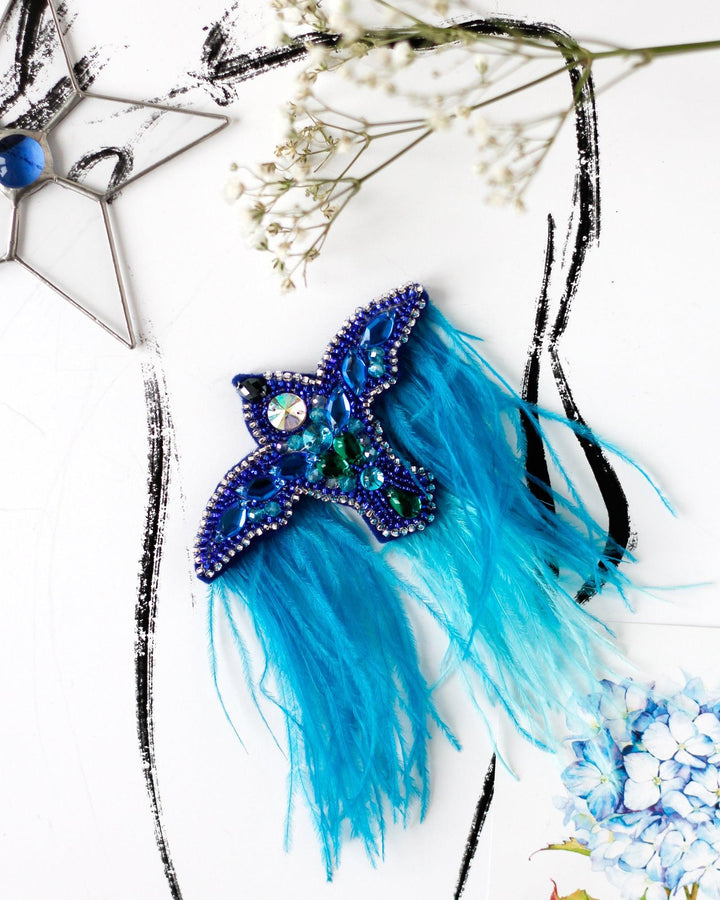 Decoration Blue bird AD-095