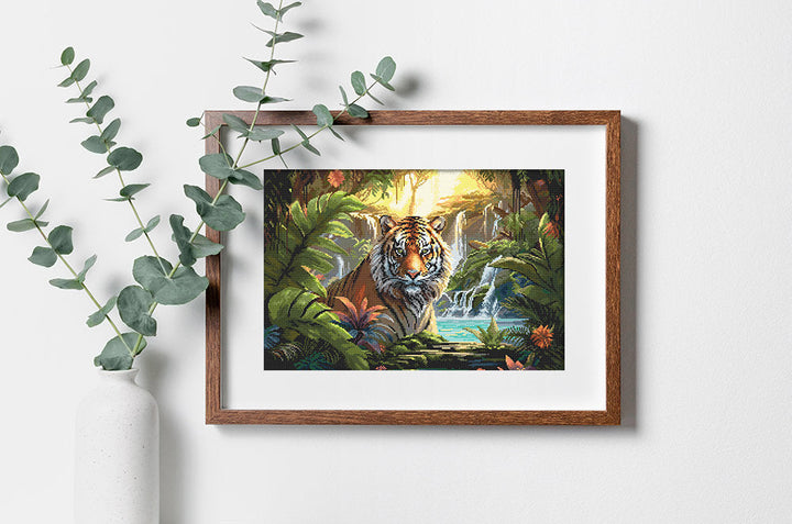 Waterfall rest L9900 Counted Cross Stitch Kit