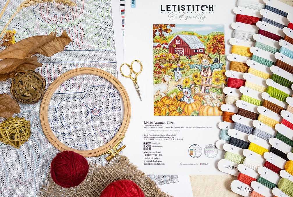Autumn Farm L9936 Counted Cross Stitch Kit