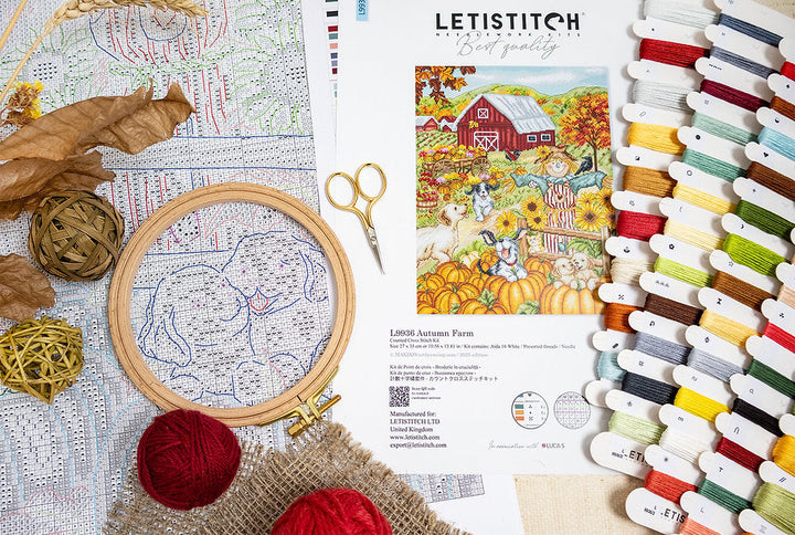 Autumn Farm L9936 Counted Cross Stitch Kit