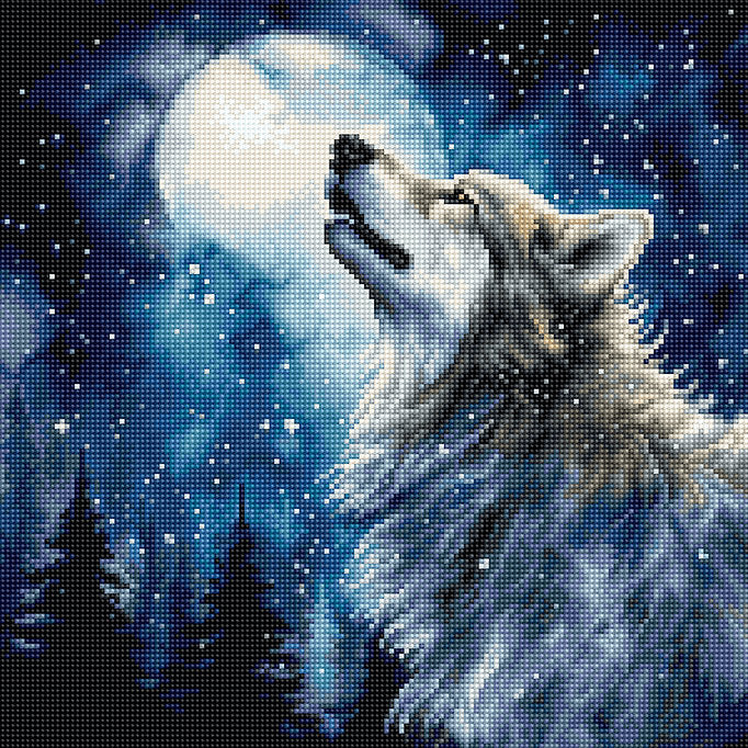 Midnight snowfall L9923 Counted Cross Stitch Kit