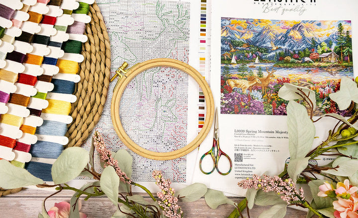 Spring Mountain Majesty L9939 Counted Cross Stitch Kit