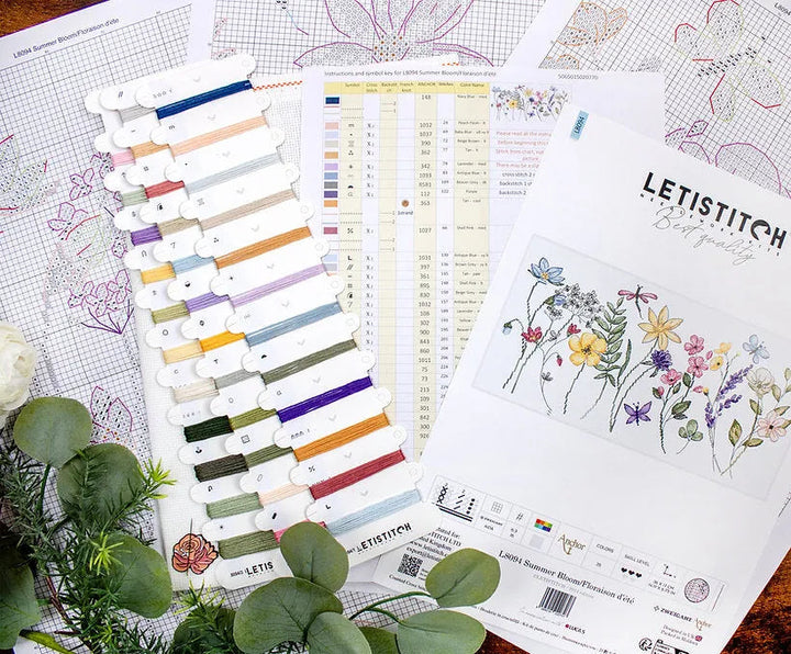 Summer Bloom L8094 Counted Cross Stitch Kit