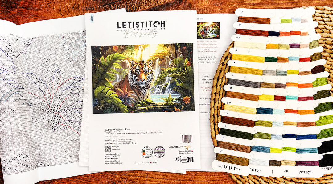 Waterfall rest L9900 Counted Cross Stitch Kit