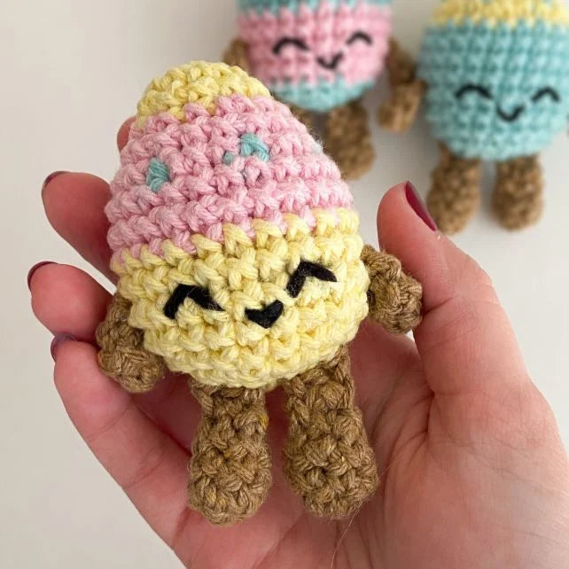 DIY Crochet Kit Happy Hoppy Easter Eggs PAK286