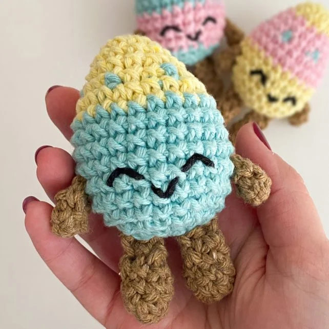 DIY Crochet Kit Happy Hoppy Easter Eggs PAK286