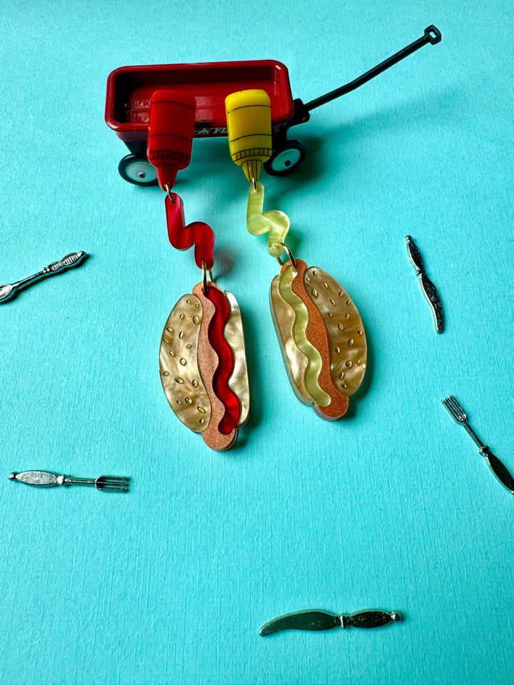 Glitter Glizzy Acrylic Earrings