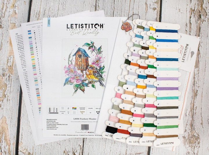 Feathery Wonder L8996 Counted Cross Stitch Kit