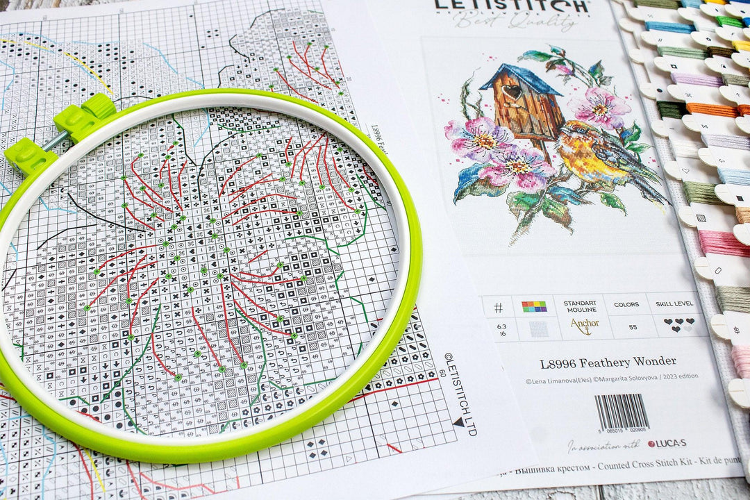 Feathery Wonder L8996 Counted Cross Stitch Kit