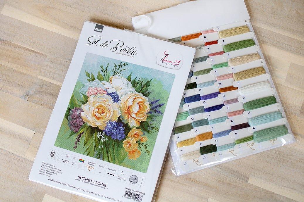 Floral bouquet B2370L Counted Cross-Stitch Kit