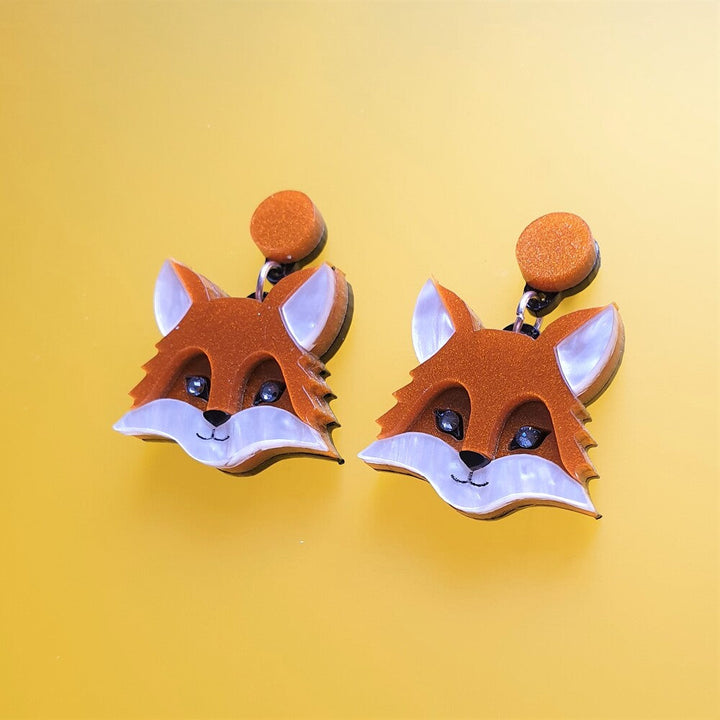 Fox Earrings by Cherryloco Jewellery 4