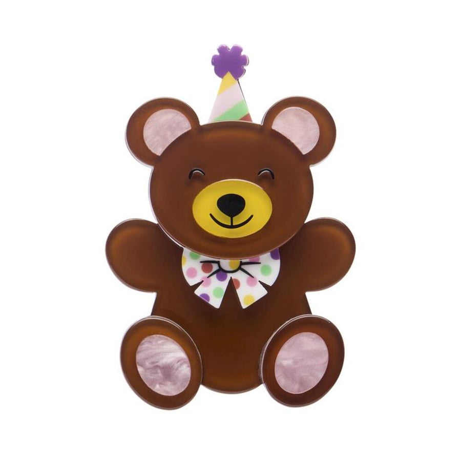 Grand Prize Teddy Brooch by Erstwilder