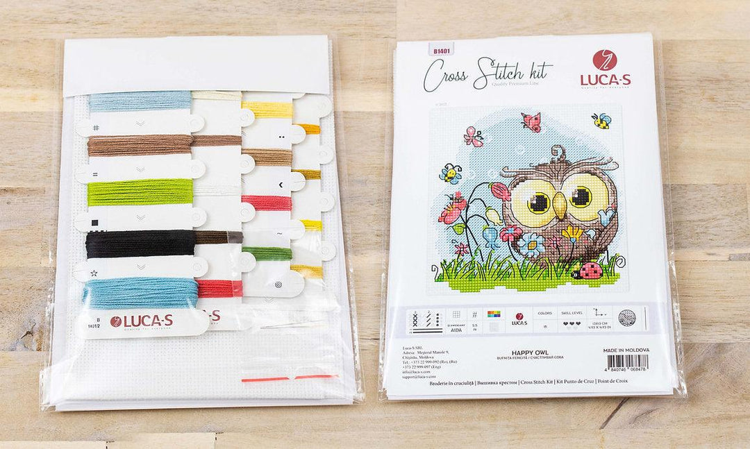 Happy Owl B1401L Counted Cross-Stitch Kit